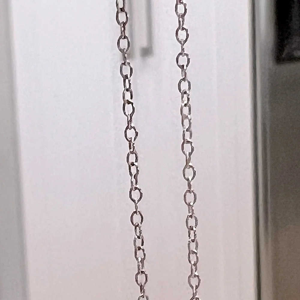 Niassa Ruby White Zircon Sterling Silver Halo Pendant Necklace - Picture 12 of 14